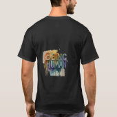 自己予測できな肖像画:個性を受け入れる Tシャツ (裏面)