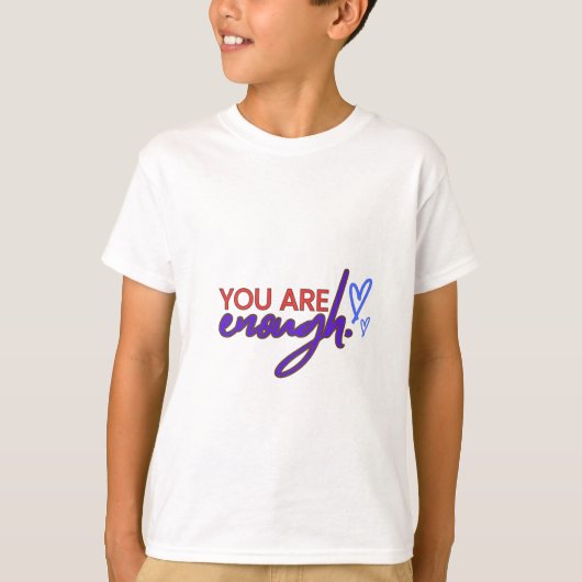 自己価値の声明シャツ Tシャツ (正面)