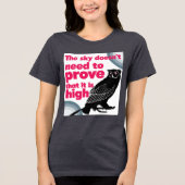 自己価値の引用文：自分自身を証明する必要はない トライブレンドＴシャツ (正面)