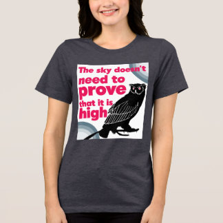 自己価値の引用文:自分自身を証明する必要はない トライブレンドTシャツ