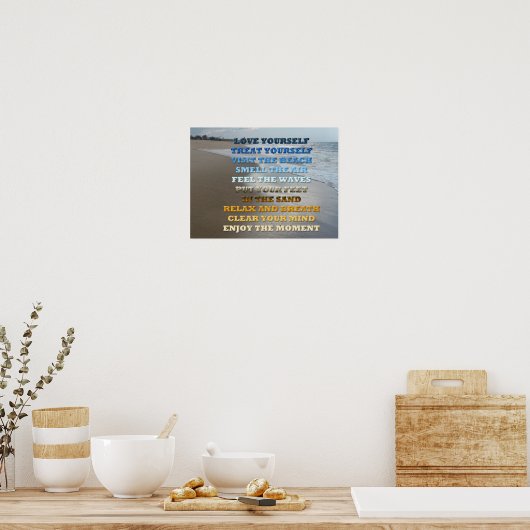 自己価値気にの取る引用文ポスター ポスター (キッチン)