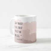 自己信頼が成功の最初の秘密である～Emerson コーヒーマグカップ (正面左)