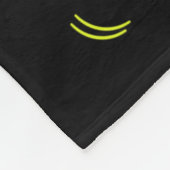 自己健康気に心ステッカー フリースブランケット (角)