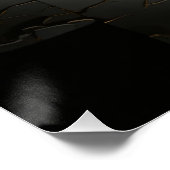 自己光沢フラグメント ポスター (コーナー)