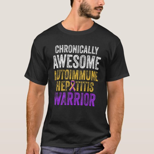 自己免疫性肝炎生存者戦士8 Tシャツ (正面)