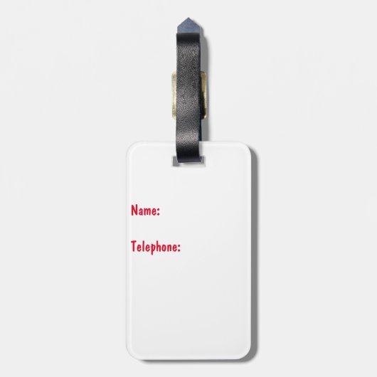 自己免疫性脳炎ウォリアーラゲージタグ ラゲッジタグ (裏面縦)