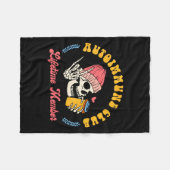 自己免疫疾患認識度自己免疫クラブリフト フリースブランケット (正面(横))