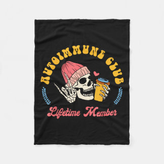 自己免疫疾患認識度自己免疫クラブリフト フリースブランケット