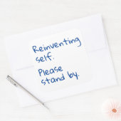 自己再発明、お願い立ち、皮肉な スクエアシール (封筒)