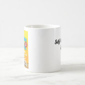 自己出版の石のコーヒー・マグ コーヒーマグカップ (中央)