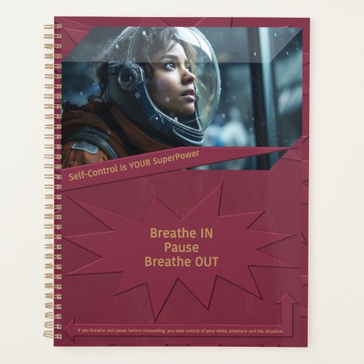 自己制御がスーパーパワー プランナー手帳 (正面)