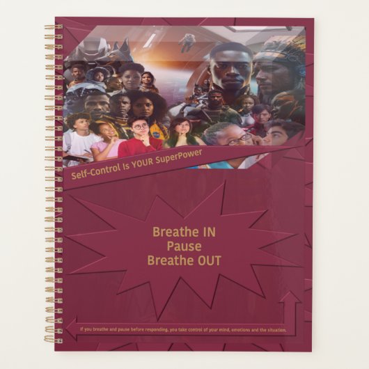 自己制御がスーパーパワー プランナー手帳 (正面)