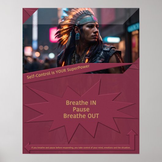 自己制御がスーパーパワー ポスター (正面)