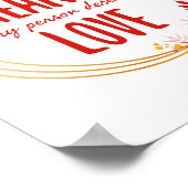 自己前向き愛と成功のためのバイブことわざ ポスター (角)