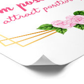 自己前向き愛のためのバイブことわざ ポスター (角)