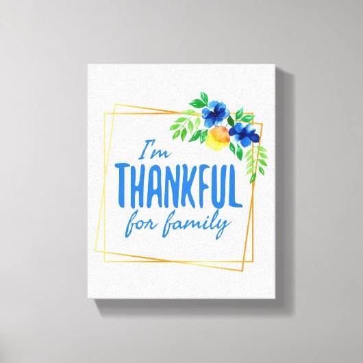 自己前向き愛のための良いバイブ引用文 キャンバスプリント (正面)