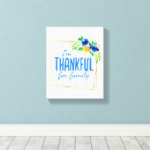 自己前向き愛のための良いバイブ引用文 キャンバスプリント (インサイチュ (ウッドフロア))