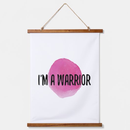 自己前向き愛の肯定 吊り下げ型タペストリー (正面)