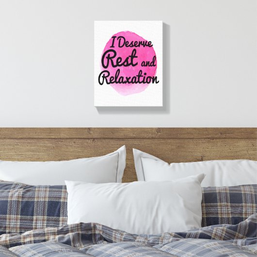 自己前向き愛やる気を起こさせるのためのエネルギー引用文 キャンバスプリント (インサイチュ (寝室))