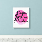 自己前向き愛やる気を起こさせるのためのエネルギー引用文 キャンバスプリント (インサイチュ (ウッドフロア))