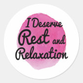 自己前向き愛やる気を起こさせるのためのエネルギー引用文 ラウンドシール (正面)