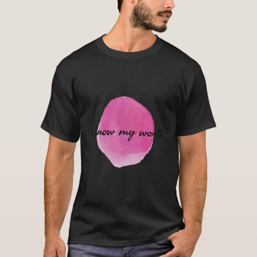 自己前向き認の肯定 Tシャツ (正面)