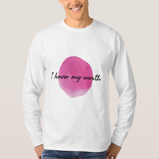 自己前向き認の肯定 Tシャツ (正面)