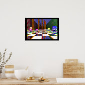 自己反射ホール。 ポスター (キッチン)