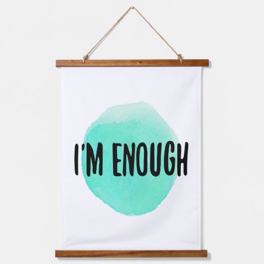 自己受け入れやる気を起こさせる言葉 吊り下げ型タペストリー (正面)