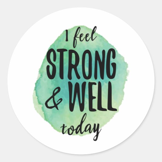 自己受け入れ感動的言葉 ラウンドシール (正面)