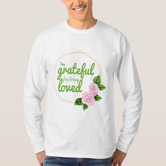自己受前向き容のための良い振動引用文 Tシャツ (正面)