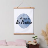 自己受容やる気を起こさせることわざ 吊り下げ型タペストリー (寝室)