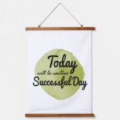 自己受容やる気を起こさせる引用文 吊り下げ型タペストリー (正面)