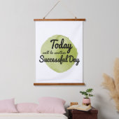 自己受容やる気を起こさせる引用文 吊り下げ型タペストリー (寝室)