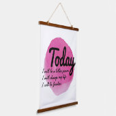 自己受容やる気を起こさせる感 吊り下げ型タペストリー (傾斜あり)