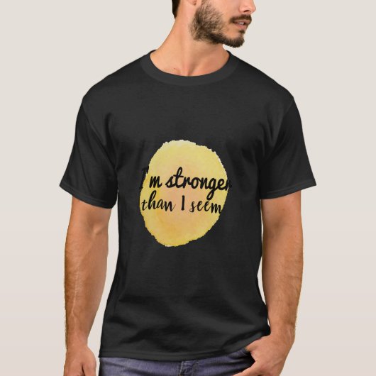 自己受容感動的引用文 Tシャツ (正面)