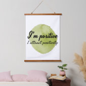 自己受容確やる気を起こさせる認 吊り下げ型タペストリー (寝室)