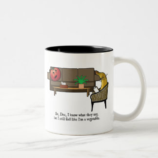 自己喪失、トマトは精神科医に会います ツートーンマグカップ