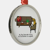 自己喪失、トマトは精神科医に会います メタルオーナメント (右)