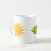 自己実現ヨガシンボル コーヒーマグカップ (正面左)