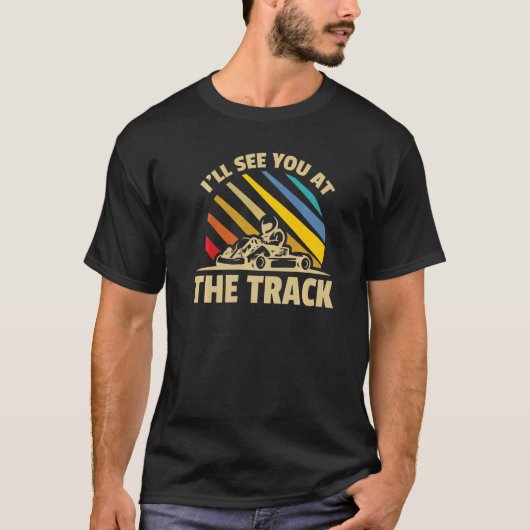 自己宣言Go Kart Racing Expert Kart Tシャツ (正面)
