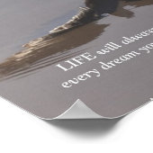 自己強化ポスターメッセージ – "LIFE" ポスター (角)