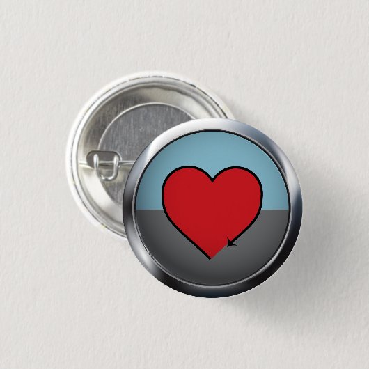 自己性 缶バッジ (正面&裏面)