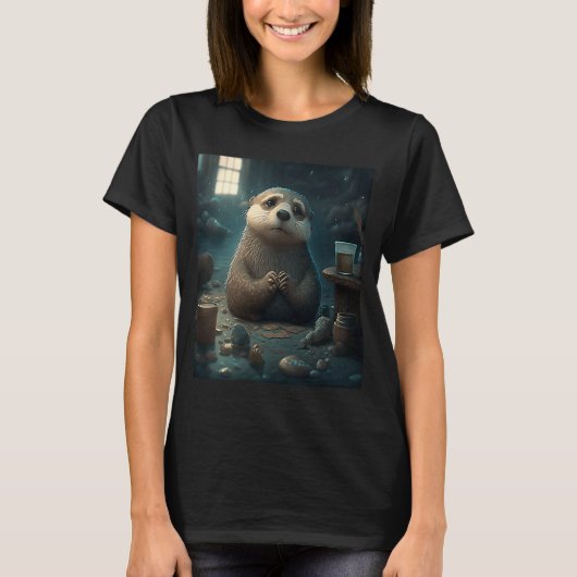 自己意識オッターシーオッターパンズ3 Tシャツ (正面)
