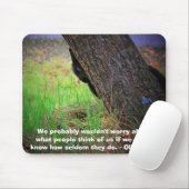 自己意識子猫ミームオリンミラー引用文 マウスパッド (マウス)