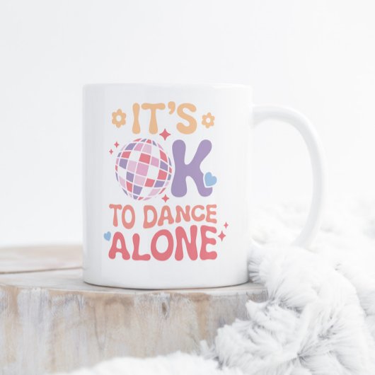 自己愛だけで踊るこおもしろいとが独身のいい コーヒーマグカップ