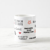 自己愛とインスピレーションマグ コーヒーマグカップ (中央)