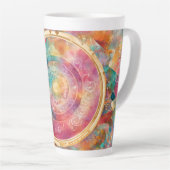 自己愛とエンパワーメント カフェラテマグ (右アングル)