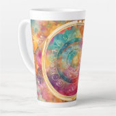 自己愛とエンパワーメント カフェラテマグ (左アングル)