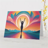 自己愛とエンパワーメント カード (黄色い花)